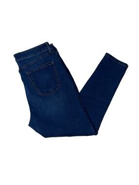 Nine West Cigarette High-Rise Skinny Blue Jeans Size 16P